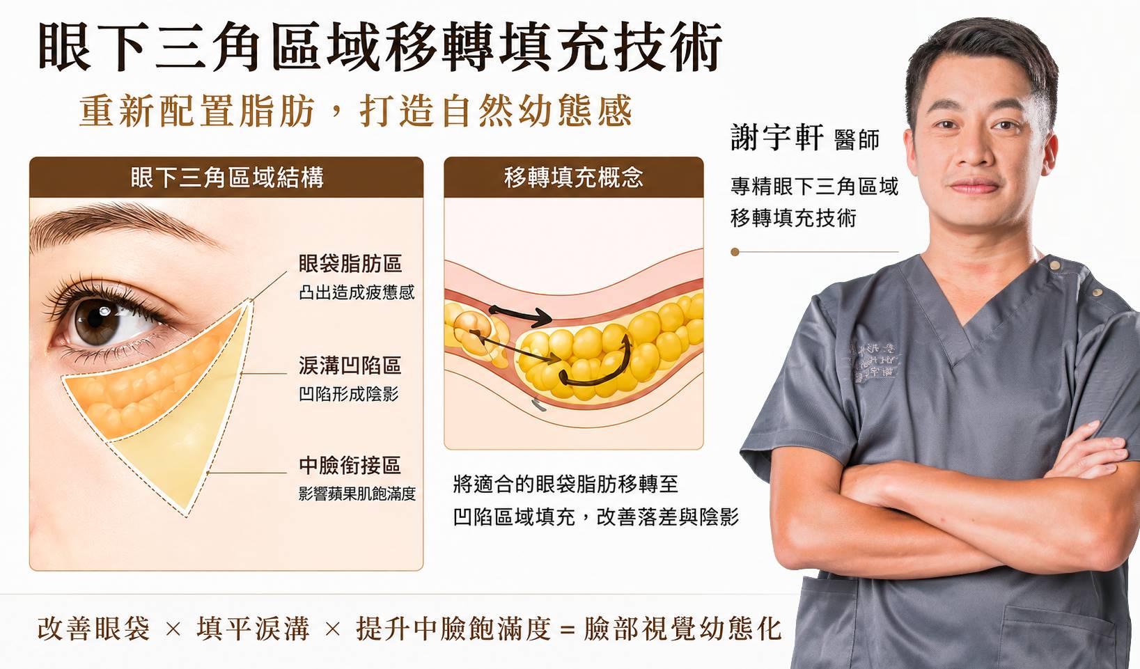 台北眼袋手術推薦,台北眼袋手術權威,謝宇軒醫師001